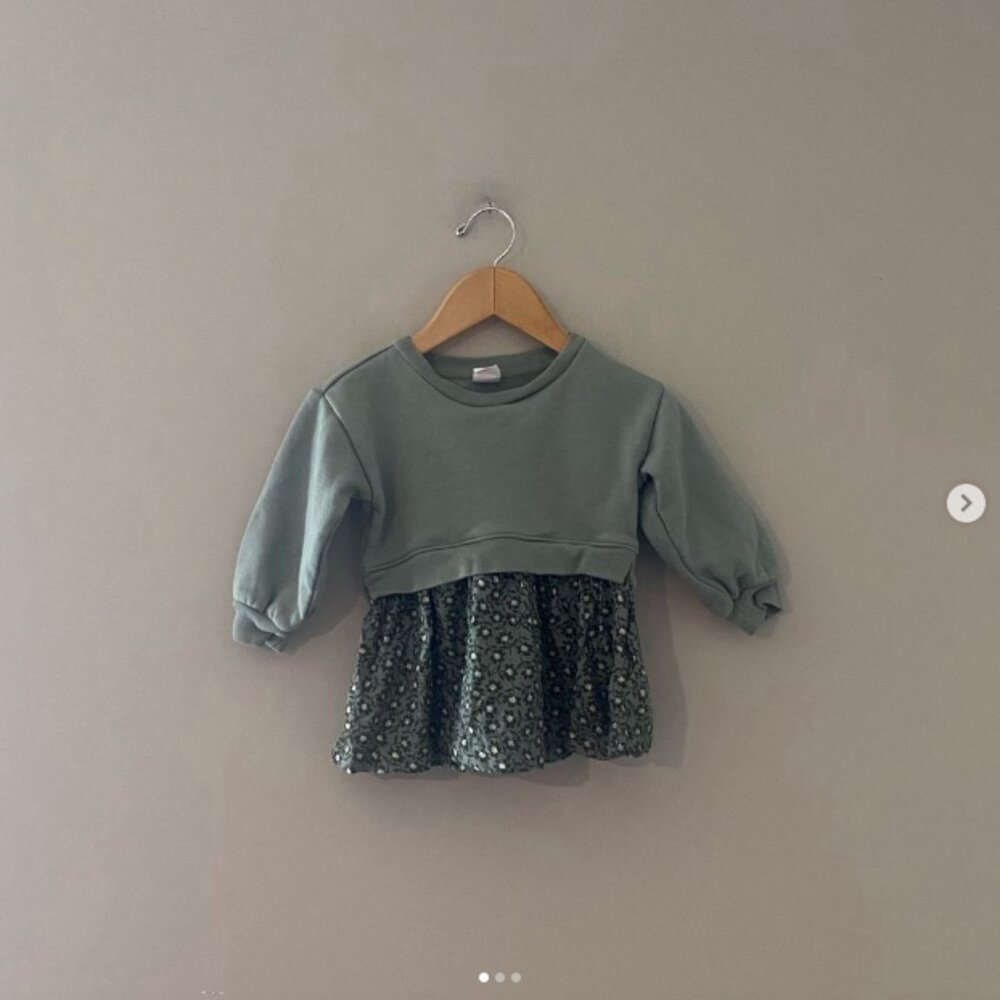 ADD ON FOR‎ $16 Baby Gap green sweatshirt 12-18M H&M Jamie Kay